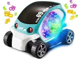 E-ROYAL SHOP 360-Degree Rotating Stunt Car for Kids