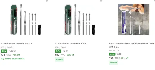 Image of Ear Wax remover From ₹78