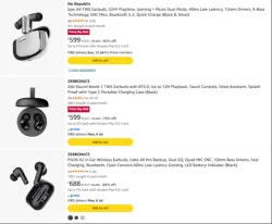 Earbuds at Minimum 76% Discount