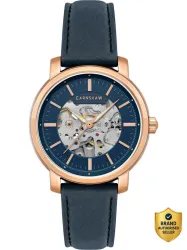 Earnshaw New Holland Skeleton Automatic Analog Watch