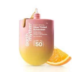 Earth Rhythm Rosy Ritual Glow Tinted Sunscreen SPF 50 PA + with Vitamin C