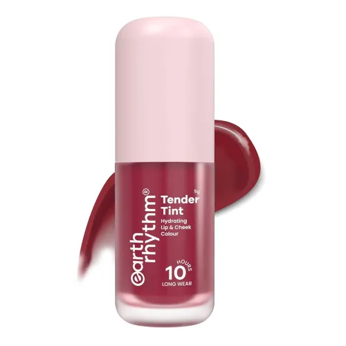 Image of Earth Rhythm Tender Tint for Lip & Cheek with Pure Plant Pigments 10 H Stay - Merlot