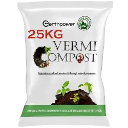 EARTHPOWER Organic Vermicompost Fertilizer 25kg