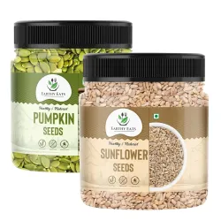Earthy Eats Combo Pack Pumpkin & Sunflower Seed (250gm Each Jar) 