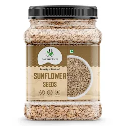 Earthy Eats Premium Raw Sunflower Seeds for Eating 400gm 