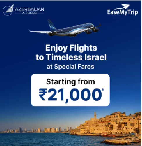 Image of EaseMyTrip Azerbaijan Airlines Offer : One-Way Fares Starting From ₹21,000 