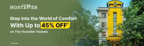Image of EaseMyTrip Hostellers Offer : up to 45% off on Hostellers Hostels 