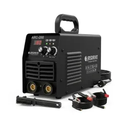 Eastman EAWSI-200 Arc Welding Machine | 200A Inverter Welder with Advanced IGBT Technology | Lightweight 4kg Fan-Cooled Welder Set with Cables, Mask & Brush