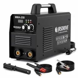 EASTMAN EAWSI-250 Arc Welding Machine | 250A Inverter Welder with Advanced IGBT Technology | Lightweight 4kg Fan-Cooled Welding Kit with Accessories (Cables, Mask, Brush)