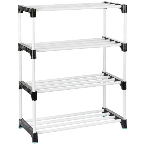 Image of EASY BUY 4 Shelves Shoes Rack for Home Plastic