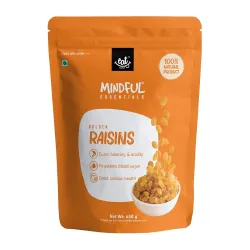 EAT Anytime Premium Organic Golden Raisin /Kishmish 450Gm,