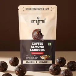 EAT BETTER CO Coffee & Almond Sugar-Free Laddoos (200g * pack of 20)