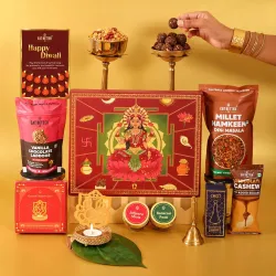 Eat Better Co Samriddhi Gift Hamper with Laxmi Design for Diwali