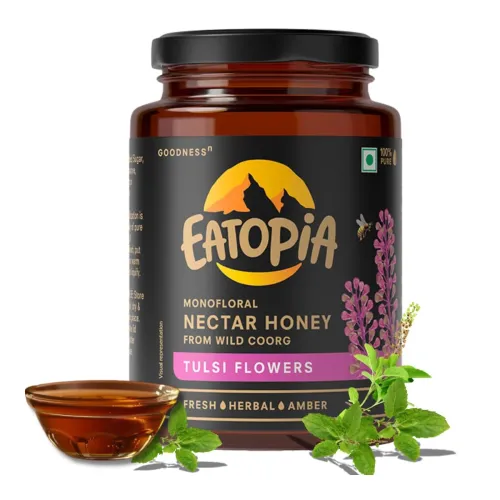 Image of Eatopia Tulsi Honey Immunity Booster (500g)