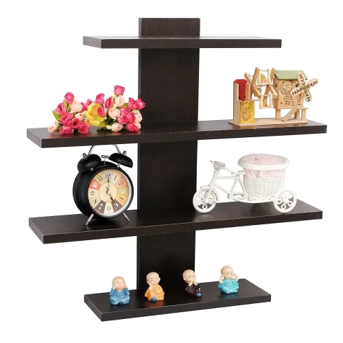 Image of Ebee Engineered Wood Lifestyle Wall Shelf