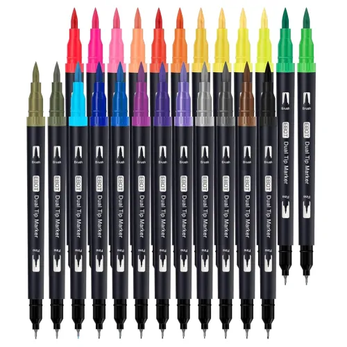 Image of EBOT Dual Brush Pen Set – 24 Color