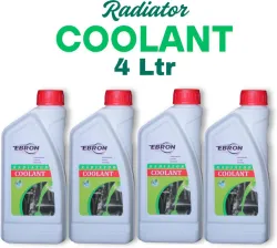 EBRON Coolant Water for Cars (1 L, Pack of 4)