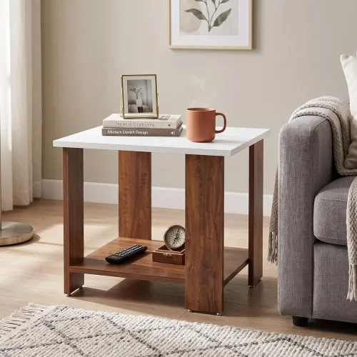 Image of Echo 2-Tier Center & Side Table (47 x 40 x 42 cm)