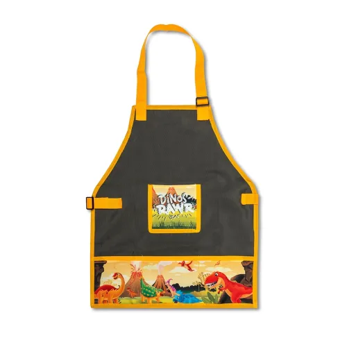 Image of Echo Boomers Print Multipurpose Kids Waterpoof Washable Apron with 4 pockets