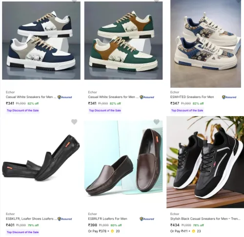 Image of Echor Mens Casual Shoes @ Starting ₹341