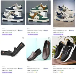 Echor Mens Casual Shoes @ Starting ₹341