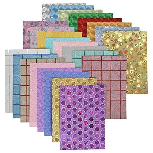 Image of Eclet A4 Size Printed Decorative Sticker Sheet Paper, Pack of 10 Sheets
