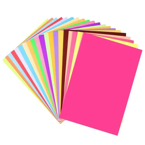 Image of Eclet Colorful Cardstock Paper in 5 Color, 4 Sheets Thick Colored Paper for Invitations, Cards Making, Paper Crafts, Sch
