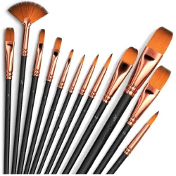 Eclet Set of 12 Paint Brush For kids