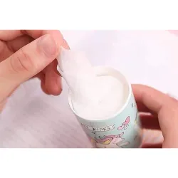 ECLET Unicorn Tin Shape Mini Wet Wipes Tissue | Extremely Portable Travel Tissue Cream Box for Kids & Daily Use ny