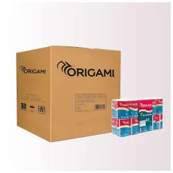 Eco Range Origami Tissue Roll 10 cm x 9.7cm(140 Pulls X 20)