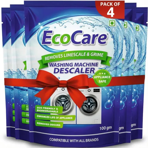 Image of EcoCare Washing Machine Descaler Powder – 400g (Pack of 4)