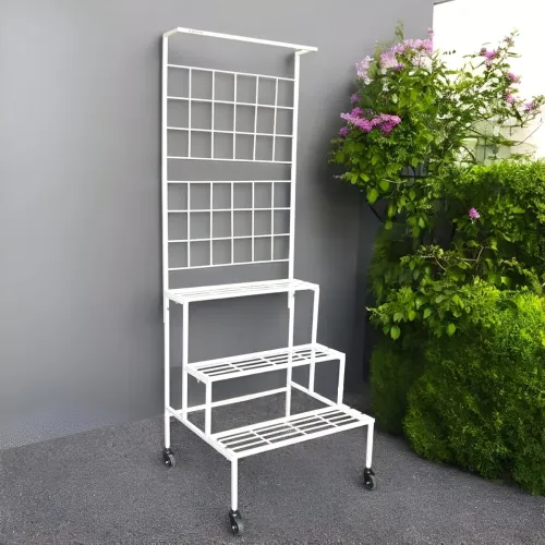 Image of Ecofynd 4-Tier Metal Plant Stand