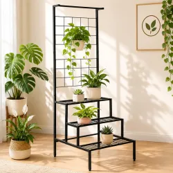 ecofynd Bloom Plant Stands for Outdoor Balcony, Flower Pot Stand