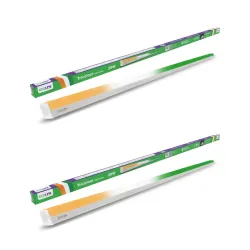 EcoLink 20W Tricolour LED Batten Light | Sleek Slim LED Tube Light | Energy Efficient with Surge Protection | Ideal for Home, Office & Decorative Lighting | 3-in-1 Colour Changing, Pack of 2