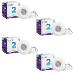 EcoLink 2-Watt Spot Light (Red, Pack of 4)