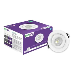 EcoLink 3W LED Tiltable Spotlight (Warm White)