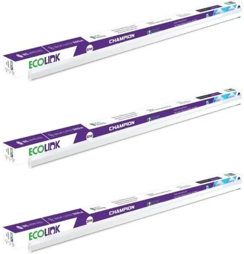 Image of EcoLink Champion 20W LED Batten Pack of 3