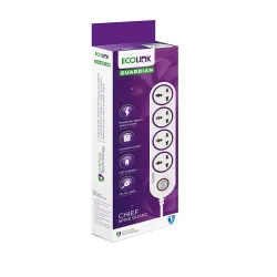 EcoLink Guardian Chief 4 Way Extension Board With Led Indicator