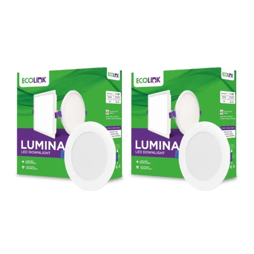 Image of EcoLink Polycarbonate Lumina 10-Watt Round LED Downlighter