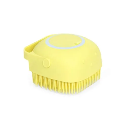 Image of ECOSMOS Multi-Colors Silicone Bath Body Brush Shower Scrubber