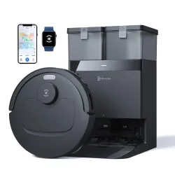 ECOVACS Deebot N50 PRO Omni 2 in 1 Robotic Vacuum Cleaner & Mop, 2026 New Launch 25000 Pa Suction, Self-Emptying Omni-St