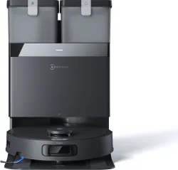 ECOVACS N50 Pro Omni Black 2026 New Launch, 25000 Pa Suction Robotic Floor Cleaner with 2 in 1 Mopping and Vacuum, Anti-