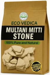 Ecovedica 100 % Pure Multani Mitti  Earth Clay (500 g)