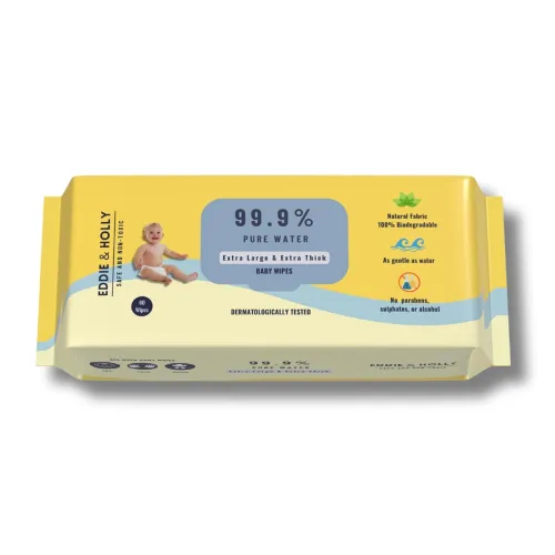 Image of Eddie & Holly 99.9% Water Baby Wet Wipes 
