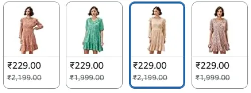 Image of Eden & Ivy Women’s Crinkled Rayon Fit & Flare Dress