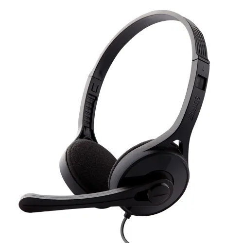 Image of Edifier K550 On-Ear Wired Headphones (Black) with Microphone