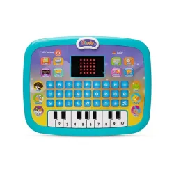 Educational Learning Kids Laptop Tablet with LED Screen Music Fun Toy Activities Computer Plus Piano for Kids and Toddlers from 1- 8 Years Old