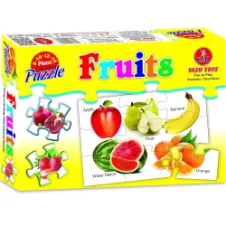Educational Transport Vehicle Puzzle for Kids, Includes 8-14 Pieces of Fun Puzzle (Fruits)
