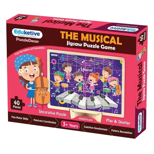 Image of Eduketive PuzzleDecor 40-Piece Musical Jigsaw Puzzle