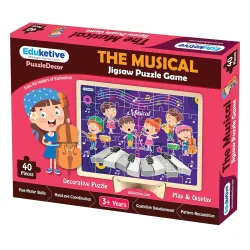 Eduketive PuzzleDecor 40-Piece Musical Jigsaw Puzzle